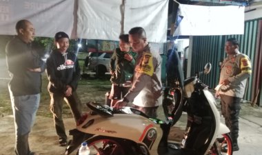 Polsek Anyar Amankan 5 Anak Muda Diduga Akan Lakukan Balap Liar Di Jalur Wisata Pantai Anyer