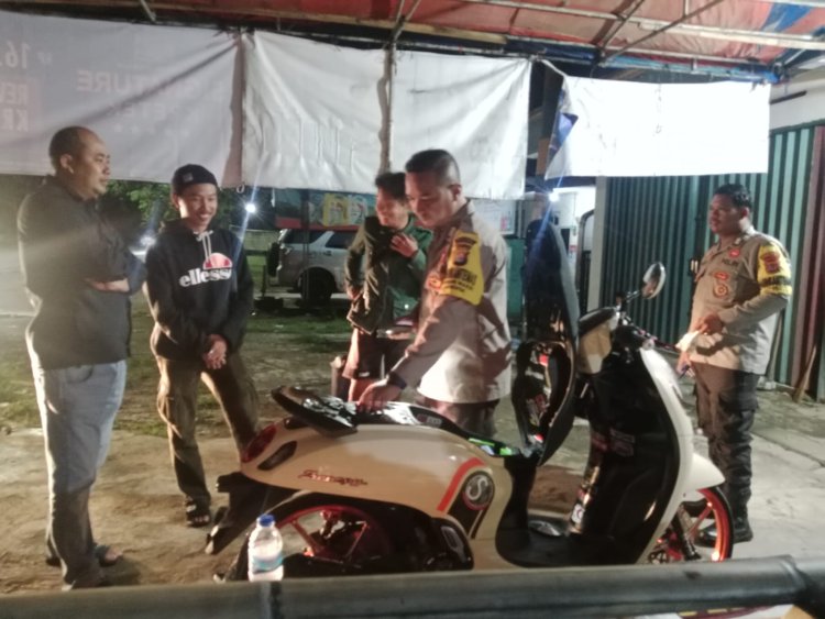 Polsek Anyar Amankan 5 Anak Muda Diduga Akan Lakukan Balap Liar Di Jalur Wisata Pantai Anyer