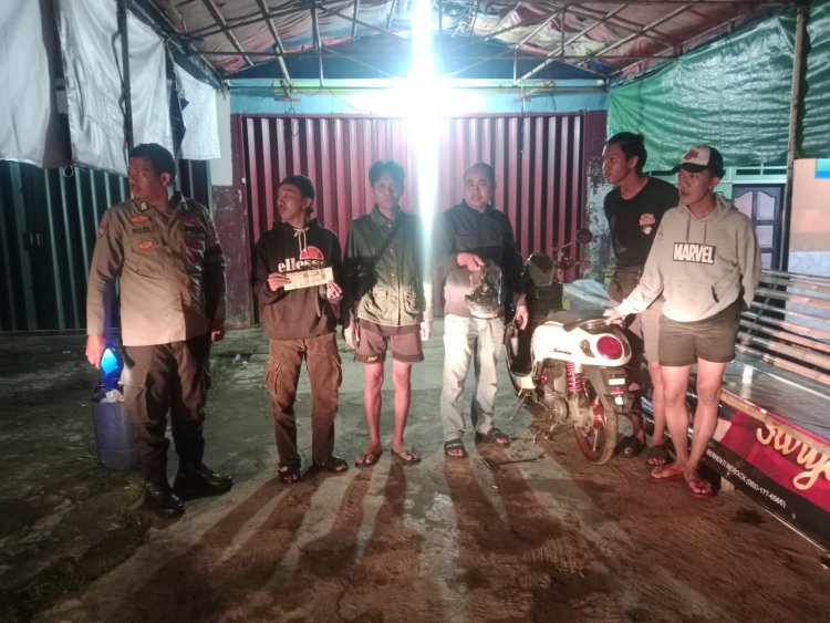 Polsek Anyar Amankan 5 Anak Muda Diduga Akan Lakukan Balap Liar Di Jalur Wisata Pantai Anyer