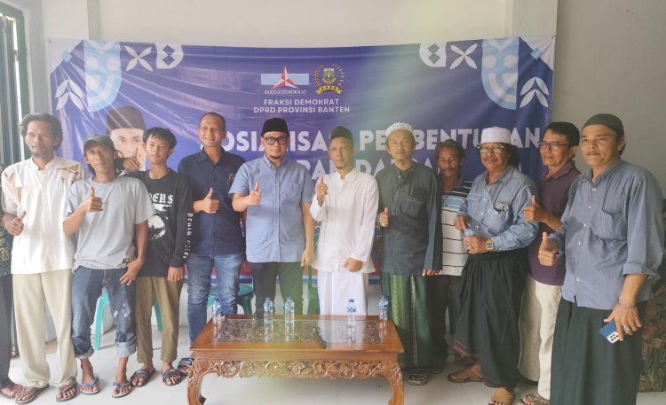 Sosialisasi Pembentukan Perda Daerah Provinsi Banten, Oleh Anggota DPRD Fraksi Partai Demokrat Heri Handoko SE, M.I.P