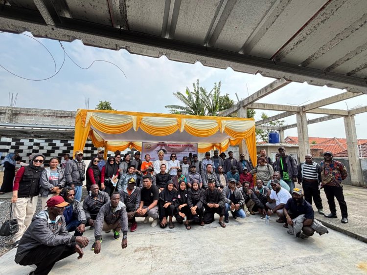 Koperasi Desa Merah Putih Mekarsari Anyar, Menerima Study Banding LPMP2D Kunjungan Aparat Kampung dan Distrik Kabupaten Mimika Provinsi Papua Tengah