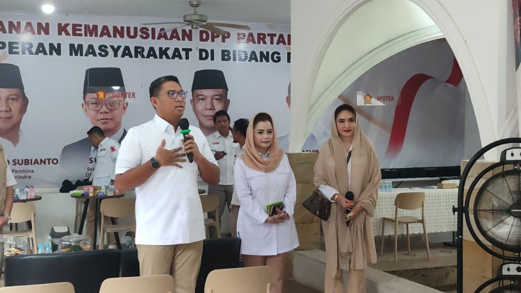 DPP Partai Gerindra Sapa Warga, Gelar Pengobatan Gratis dan Layanan Kemanusiaan Oleh Wamentan Sudaryono
