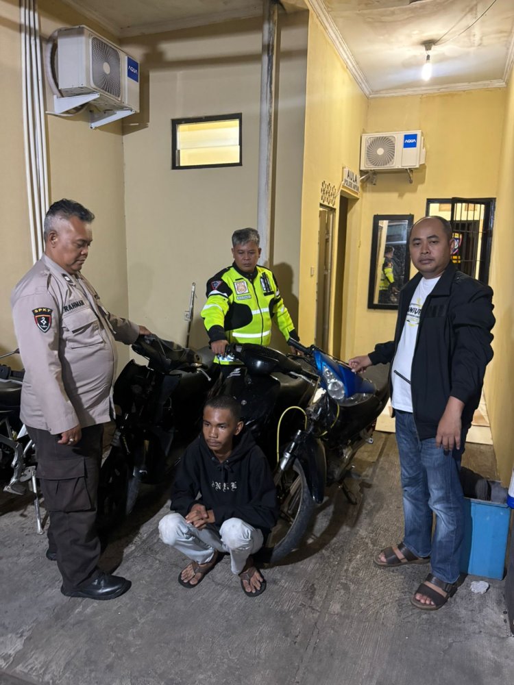 Polsek Anyar Gelar Patroli Malam dan Amankan Kendaraan Pelaku Balap Liar