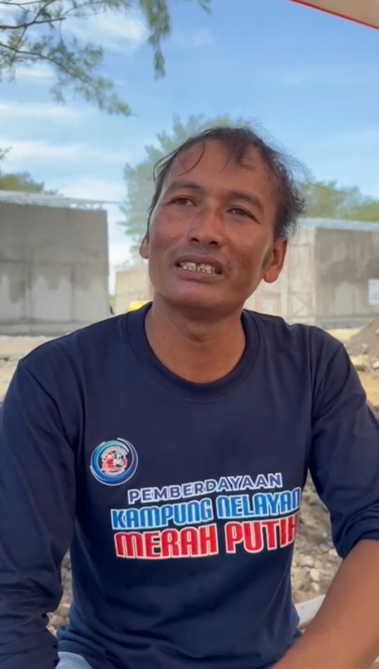 Warga Pesisir Antusias Nantikan Bengkel Kapal dan Pabrik Es Kampung Nelayan Merah Putih