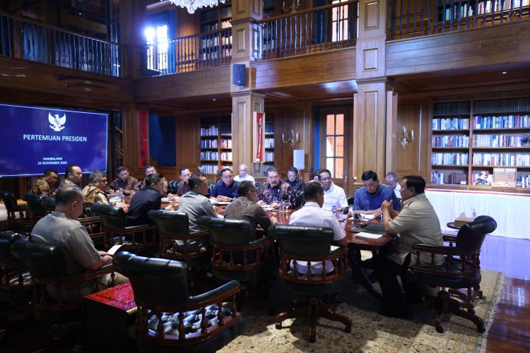 Rapat Hari Minggu, Prabowo Atensi Penertiban Kawasan Hutan dan Pertambangan