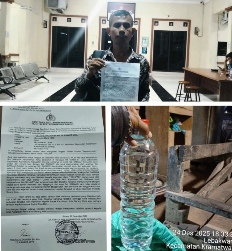 Wartawan Dikeroyok di Keramat Watu, Saat Liputan di Salah Satu Penjual Miras 