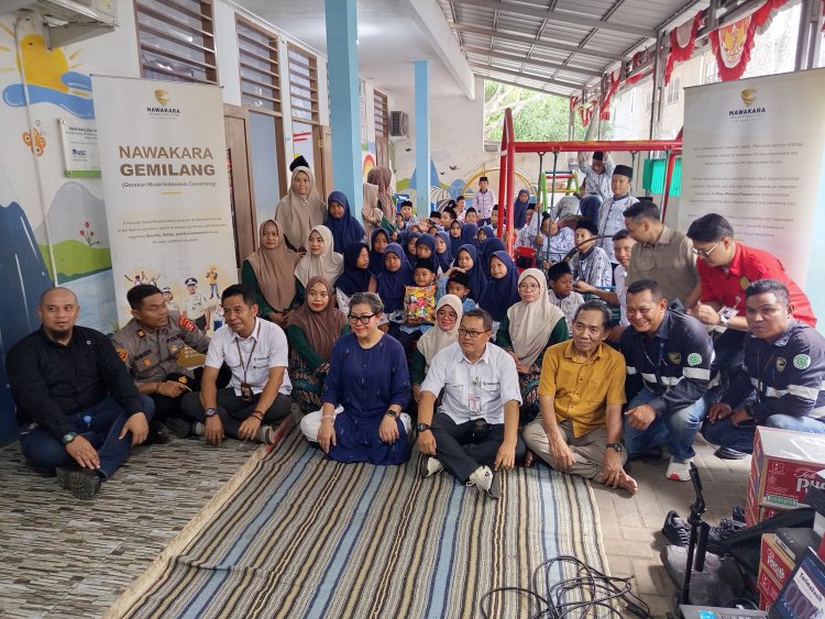 PT Nawakara Perkasa Nusantara Tebar Kepedulian, Salurkan CSR Pendidikan di Yayasan Nikmatil Alma Almabarroh Cilegon