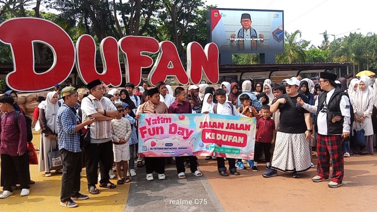 Membasuh Rindu di Balik Tawa, Ponpes Alfatihah Mifatchul Jannah Ajak 120 Anak Yatim Berwisata ke Dufan