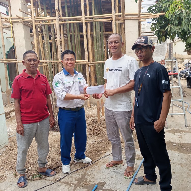 Forum Komunikasi Industri Kepuh & Gunung Sugih Wujudkan Kepedulian, Berpartisipasi dalam Pembangunan Masjid Al Ikhlas Perum BWA Anyer
