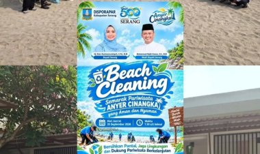Pemkab Serang Gelar Gerakan Indonesia ASRI, Bersihkan Pantai Anyer–Cinangka untuk Dukung Pariwisata Berkelanjutan
