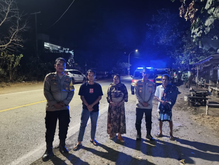 Polsek Cinangka Gelar KRYD, Bubarkan Aksi Balap Liar Remaja di Jalur Anyer–Carita